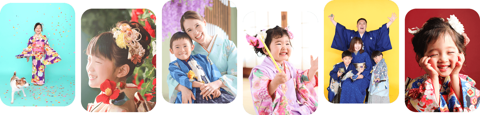 七五三スタジオプランの撮影例