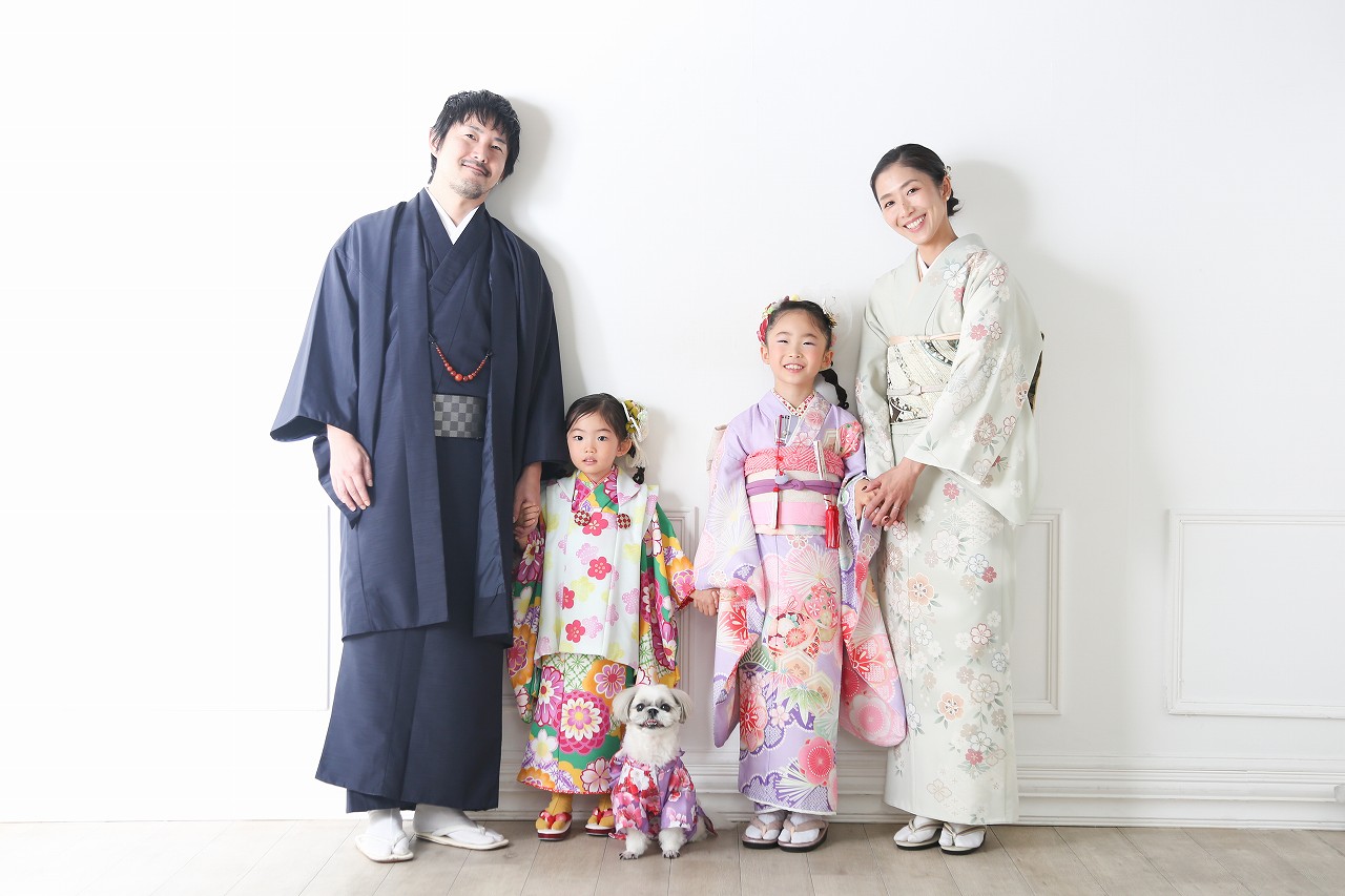 七五三7才3才＞山本由伸＜ワンちゃん＞ | フォトスタジオKOWA