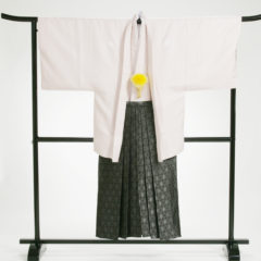 男性袴　正絹ピンク 袴セット